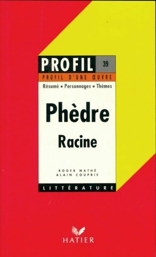 Livrenpoche : Phèdre - Jean Racine - Livre