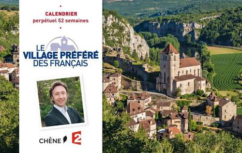 Livrenpoche : Calendrier 52 semaines le village préféré des français - Collectif - Livre