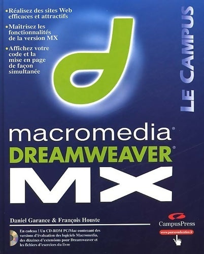 Livrenpoche : Dreamweaver mx - 1 cd-rom - Daniel Garance - Livre