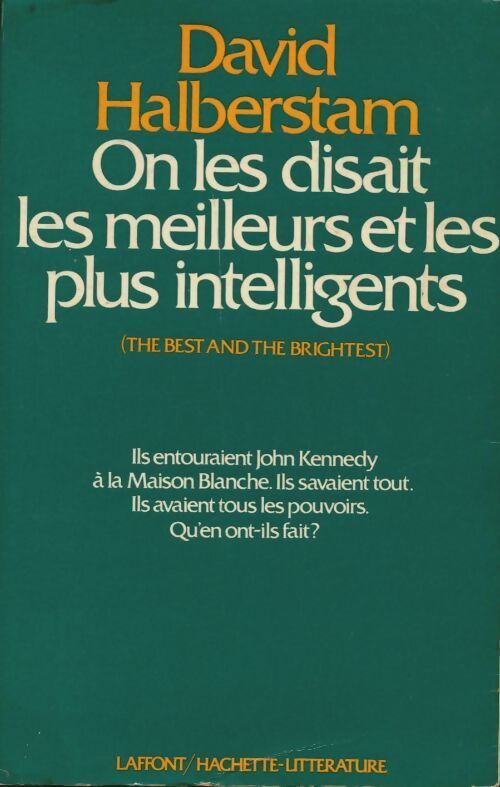 Livrenpoche : On les disait les meilleurs et les plus intelligents - David Halberstam - Livre