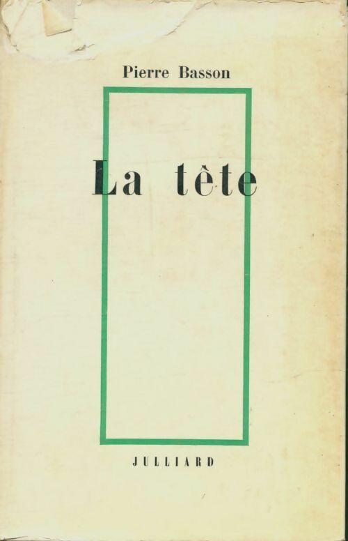 Livrenpoche : La tête - Pierre Basson - Livre