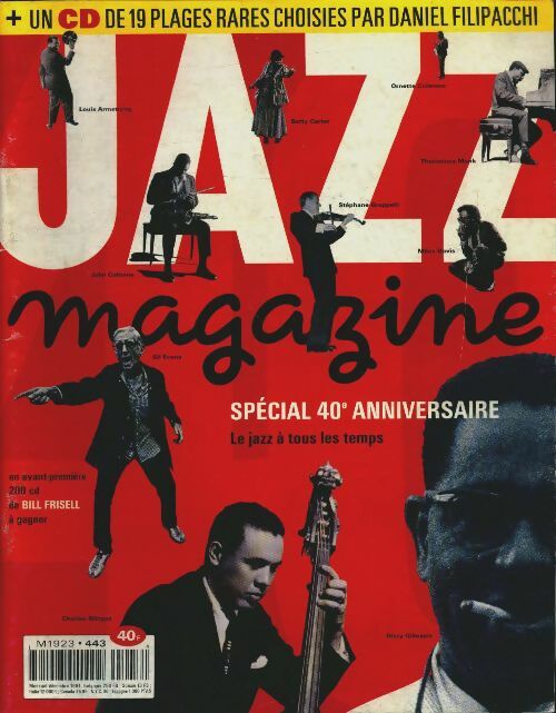 Jazz magazine n°443 : Spécial 40è anniversaire - Collectif -  Jazz magazine - Livre