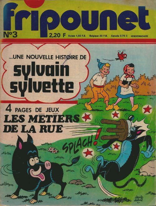 Livrenpoche : Fripounet 1977 n°3 : Une nouvelle aventure de Sylvain Sylvette - Collectif - Livre