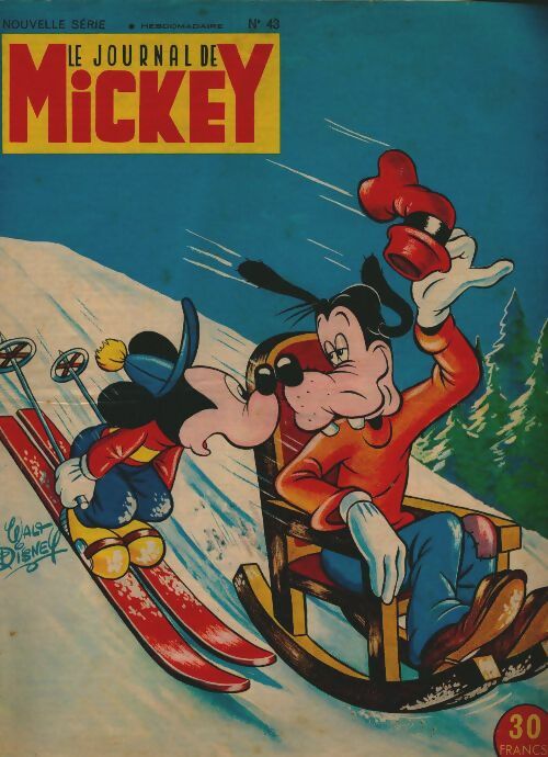 Livrenpoche : Le journal de Mickey n°43 :  - Collectif - Livre