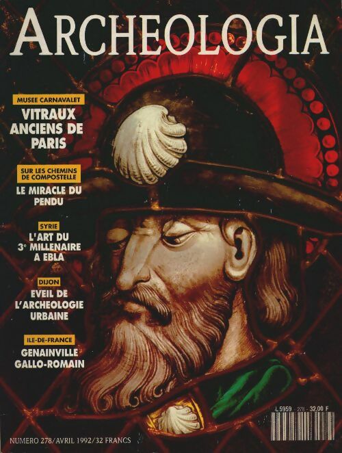 Livrenpoche : Archéologia n°278 : Vitraux anciens de Paris - Collectif - Livre