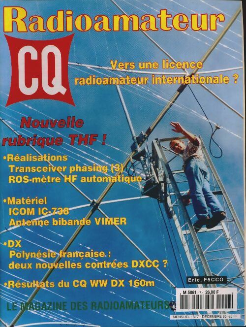 Livrenpoche : CQ Radioamateur n°7 : Vers une licence radioamateur internationale ? - Collectif - Livre