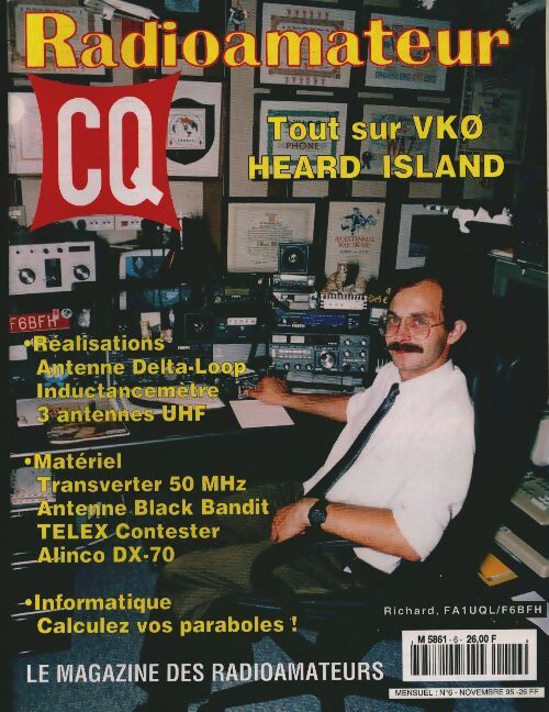 Livrenpoche : CQ Radioamateur n°6 : Tout sur VKO Heard Island - Collectif - Livre