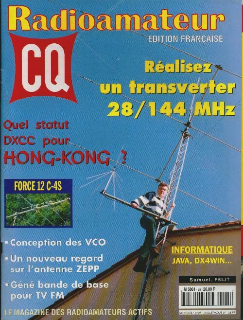 Livrenpoche : CQ Radioamateur n°25 : Réalisez un transverter 28/144 MHz - Collectif - Livre