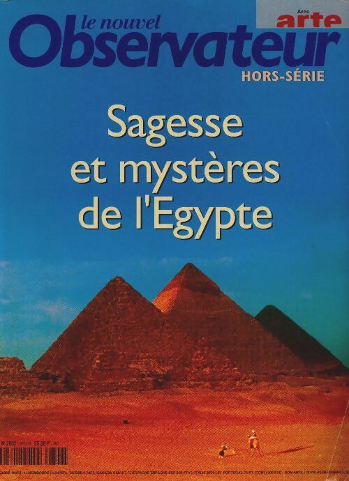 Livrenpoche : Le nouvel observateur Hors-série n°30 : Sagesse et mystères de l'Egypte - Collectif - Livre