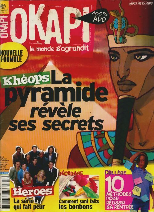 Livrenpoche : Okapi n°831 : Khéops la pyramide révèle ses secrets - Collectif - Livre
