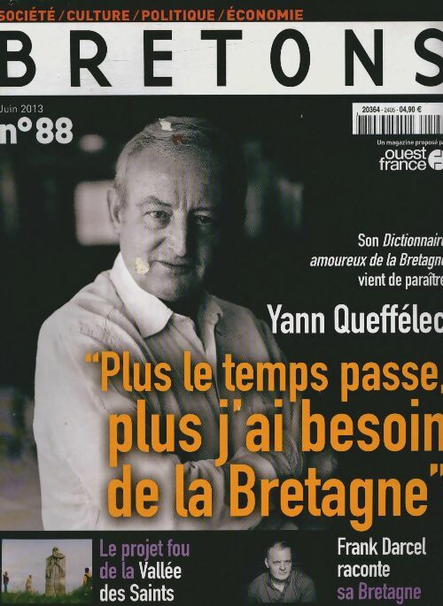 Livrenpoche : Bretons n°88 : Yann Queffélec - Collectif - Livre