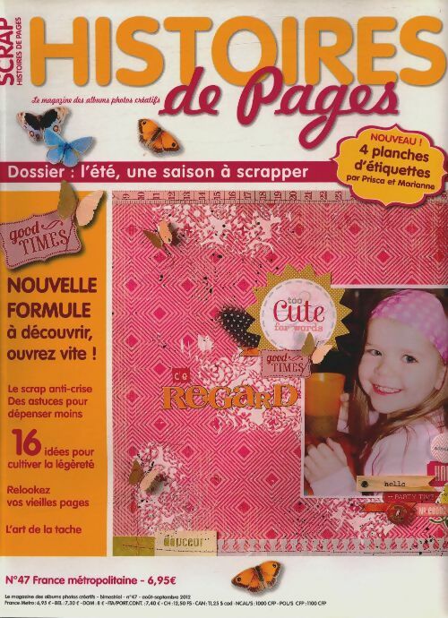 Livrenpoche : Histoires de pages n°47 : L'été, une saison à scrapper - Collectif - Livre