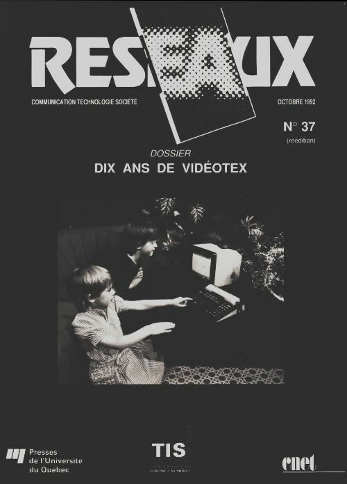 Livrenpoche : Réseaux n°37 : Dix ans de vidéotex - Collectif - Livre