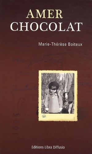 Livrenpoche : Amer chocolat - Marie-Thérese Boiteux - Livre