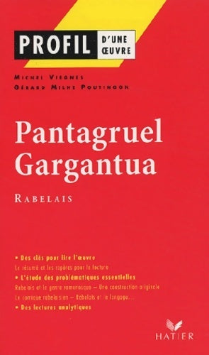 Livrenpoche : Pantagruel - gargantua de rabelais - Michel Viegnes - Livre