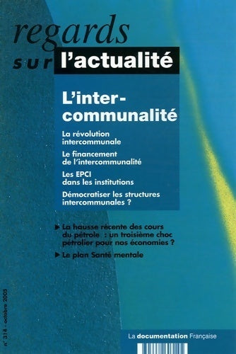 Livrenpoche : L'intercommunalité - Collectif - Livre