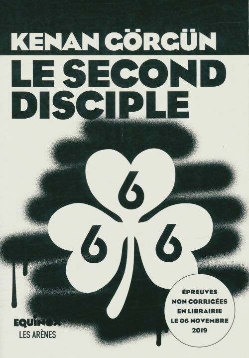 Le second disciple - Kenan Görgün -  Equinox - Livre