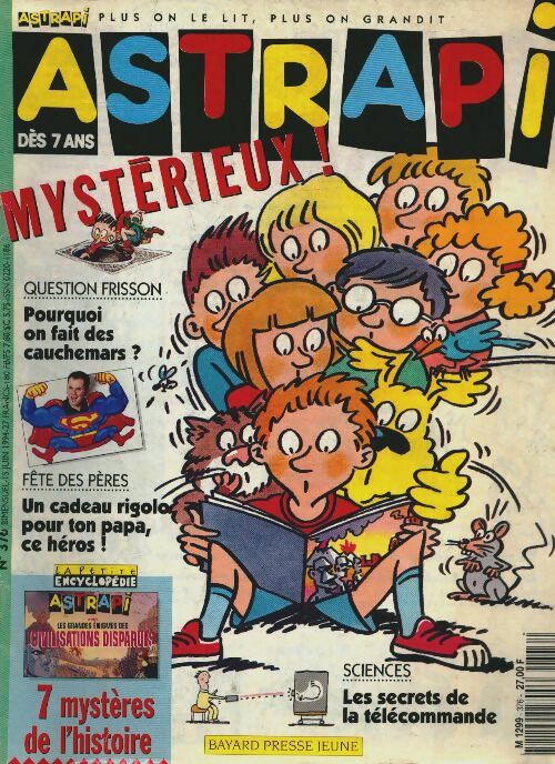 Livrenpoche : Astrapi n°376 : Mystérieux ! - Collectif - Livre