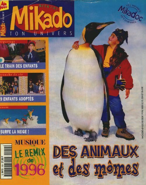 Livrenpoche : Mikado n°159 : Des animaux et des mômes - Collectif - Livre