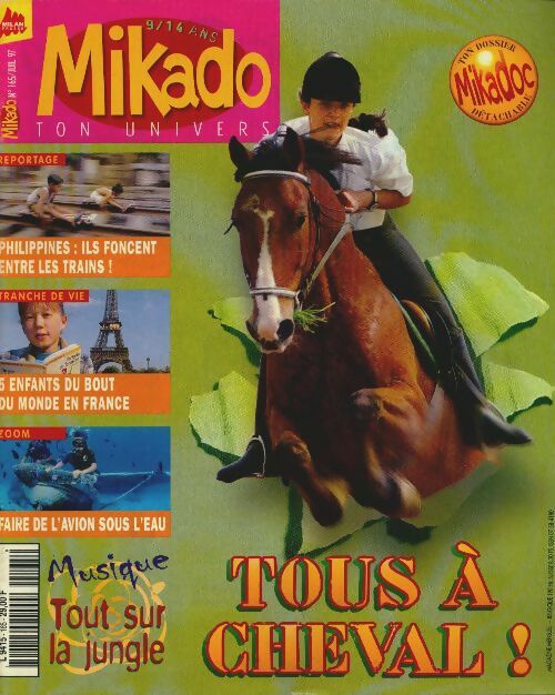 Livrenpoche : Mikado n°165 : Tous à cheval ! - Collectif - Livre