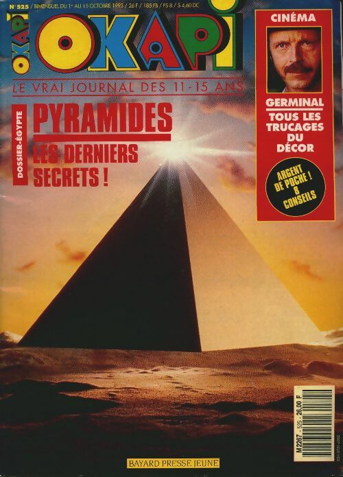 Livrenpoche : Okapi n°525 : Pyramides, les derniers secrets - Collectif - Livre