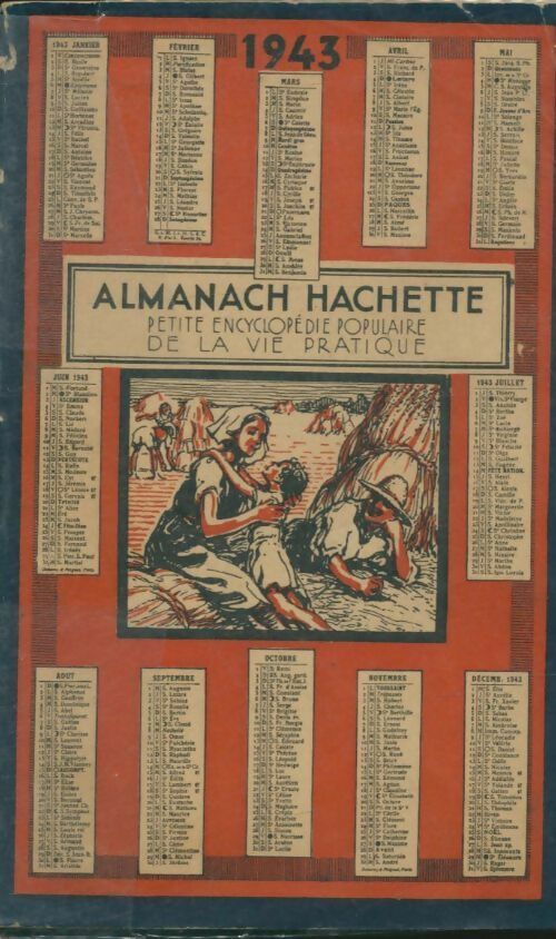 Livrenpoche : Almanach Hachette 1943 - Collectif - Livre