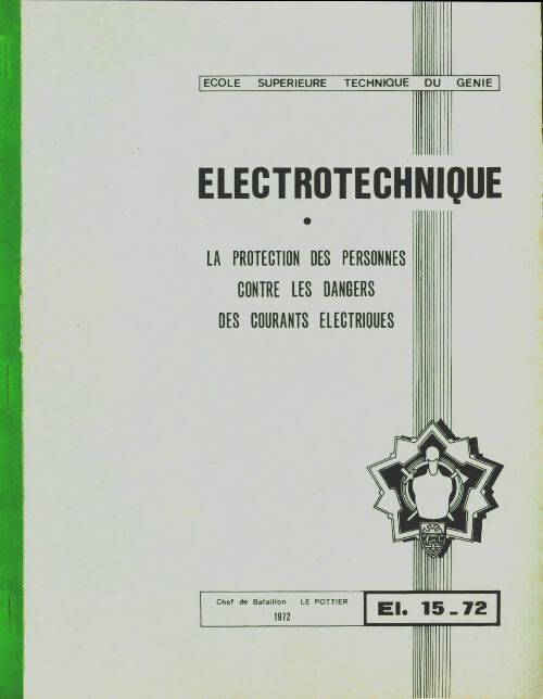 Livrenpoche : Elctrotechnique - Chef De Bataillon Le Pottier - Livre