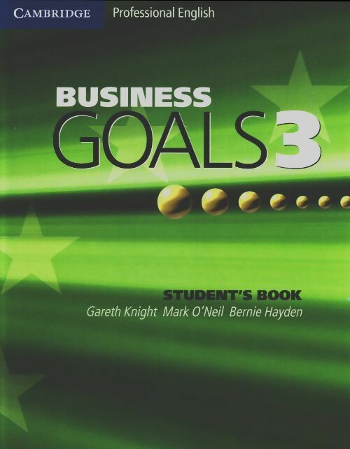 Livrenpoche : Business goals 3 student's book - Gareth Knight - Livre