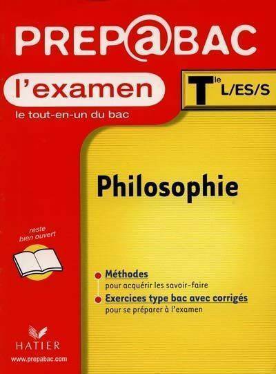 Livrenpoche : Philosophie Terminales L, ES, S - Patrick Vignoles - Livre