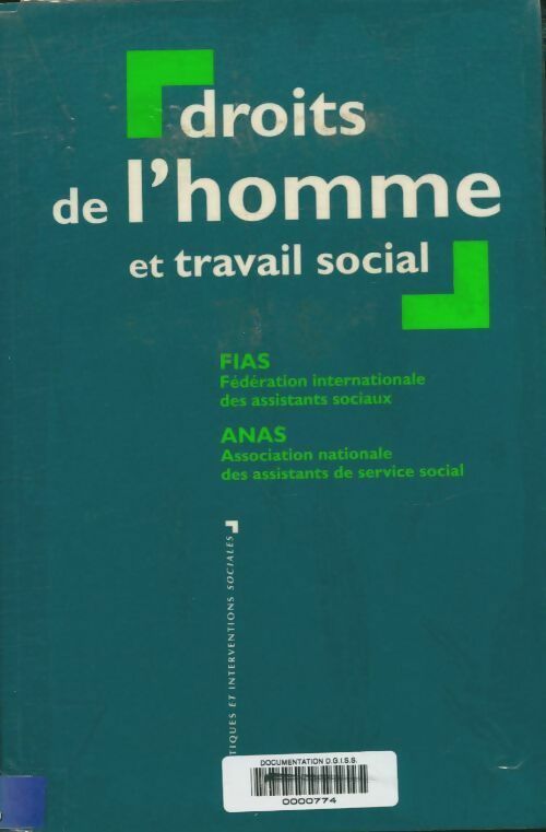 Livrenpoche : Droits de l'homme et travail social - Collectif - Livre
