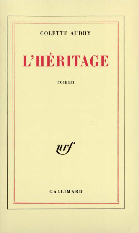 Livrenpoche : L'héritage - Colette Audry - Livre