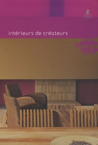 Livrenpoche : Intérieurs de créateurs - Collectif - Livre
