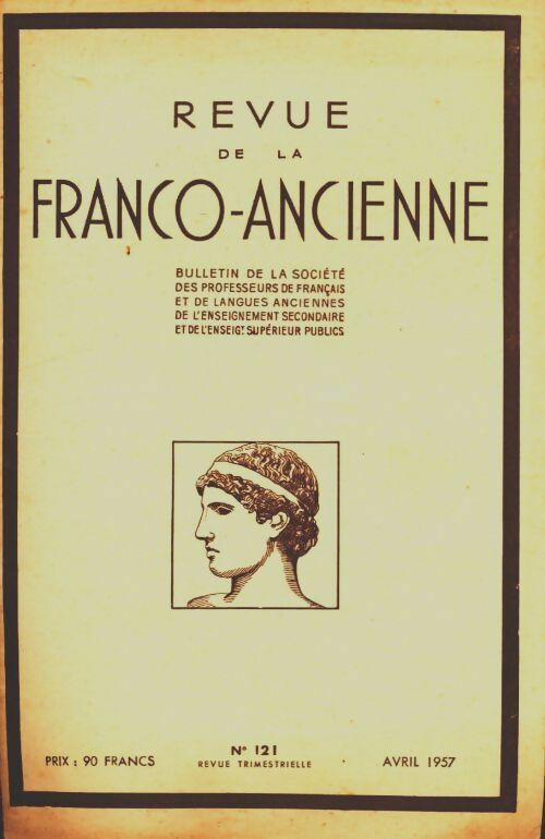 Revue de la franco-ancienne n°121 - Collectif -  Revue de la franco-ancienne - Livre
