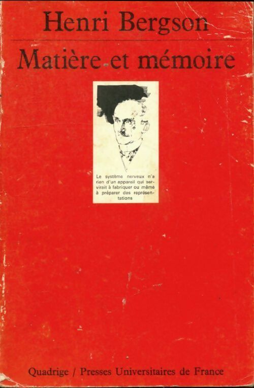 Livrenpoche : Matière et mémoire - Henri Bergson - Livre
