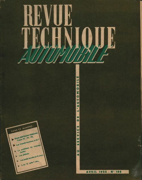 Revue technique automobile n°108 - Collectif -  Revue technique automobile - Livre
