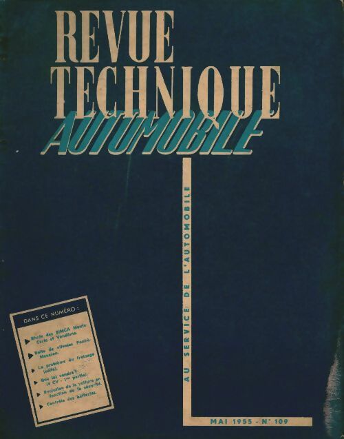 Livrenpoche : Revue technique automobile n°109 - Collectif - Livre