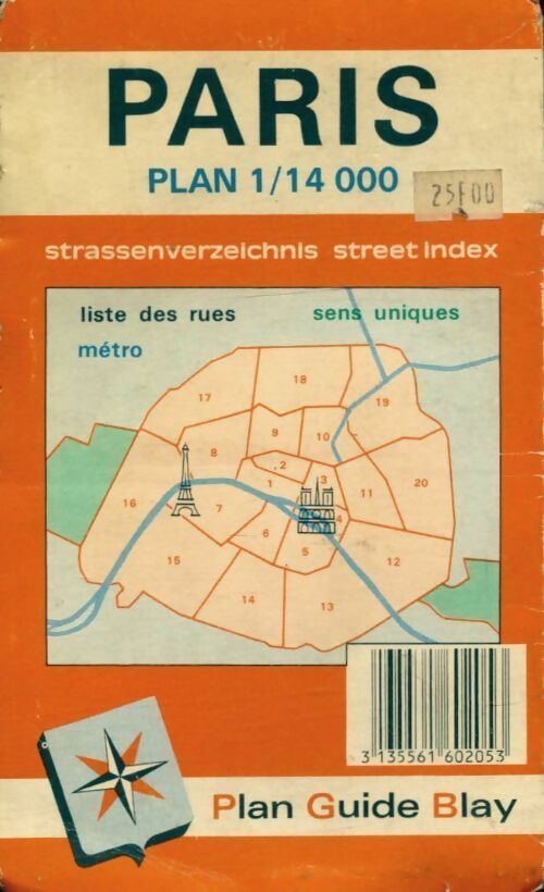 Livrenpoche : Plan de ville Paris 1/14000 - Collectif - Livre