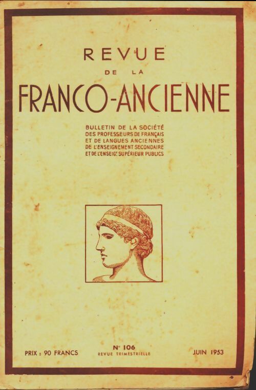 Livrenpoche : Revue de la franco-ancienne n°106 - Collectif - Livre