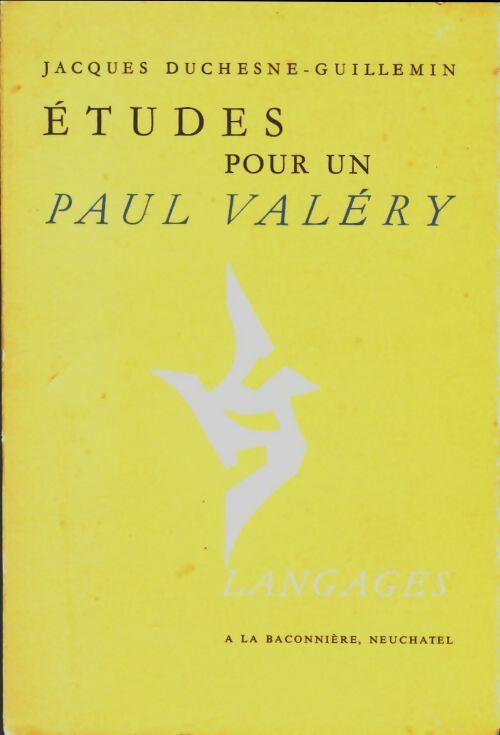 Livrenpoche : Études pour un Paul Valéry - Jacques Duchesne-Guillemin - Livre