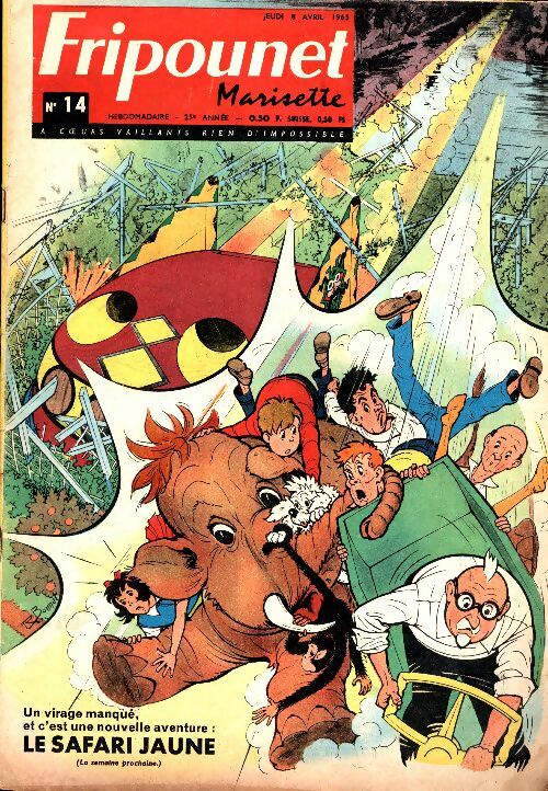Livrenpoche : Fripounet 25e année n°14 - Collectif - Livre