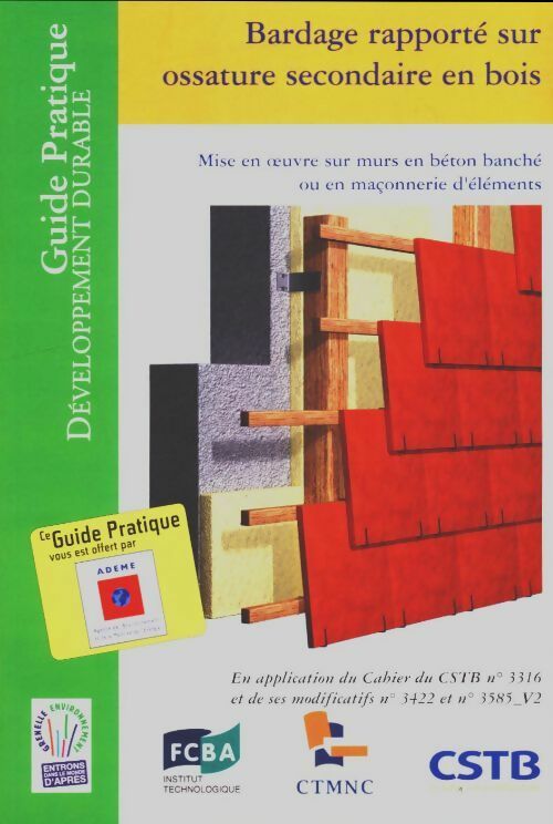 Livrenpoche : Bardage rapporté sur ossature secondaire en bois - Collectif - Livre