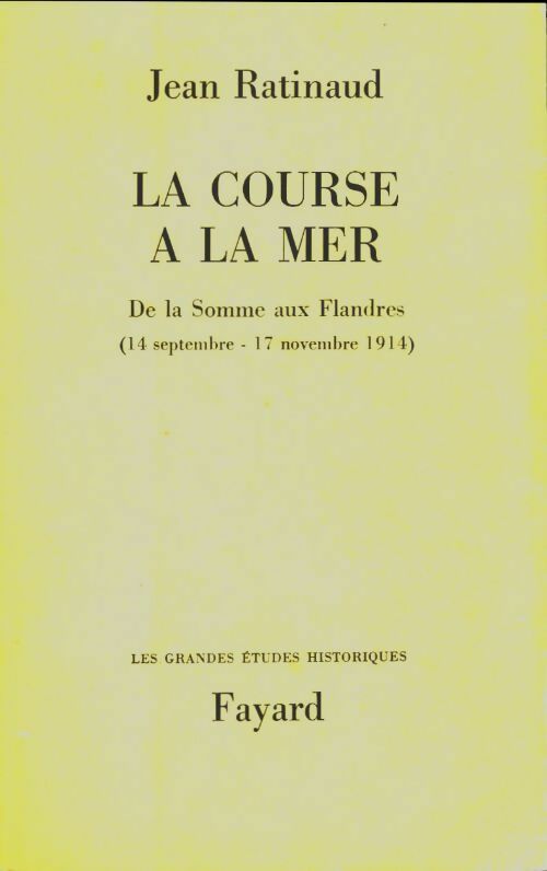 Livrenpoche : La course à la mer - Jean Ratinaud - Livre