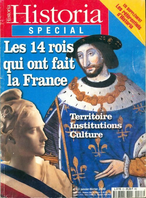 Livrenpoche : Historia Spécial n°63 : Les 14 rois qui ont fait la France - Collectif - Livre