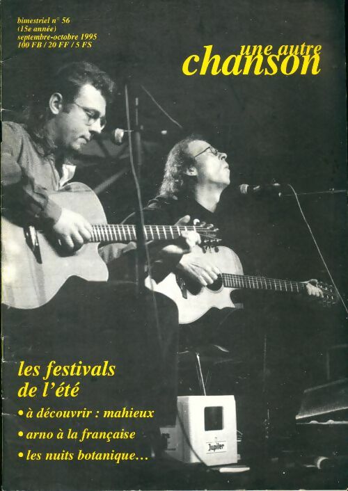 Livrenpoche : Une autre chanson n°56 : Les festivals de l'été - Collectif - Livre