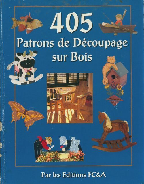 Livrenpoche : 405 patrons de découpage sur bois - Collectif - Livre