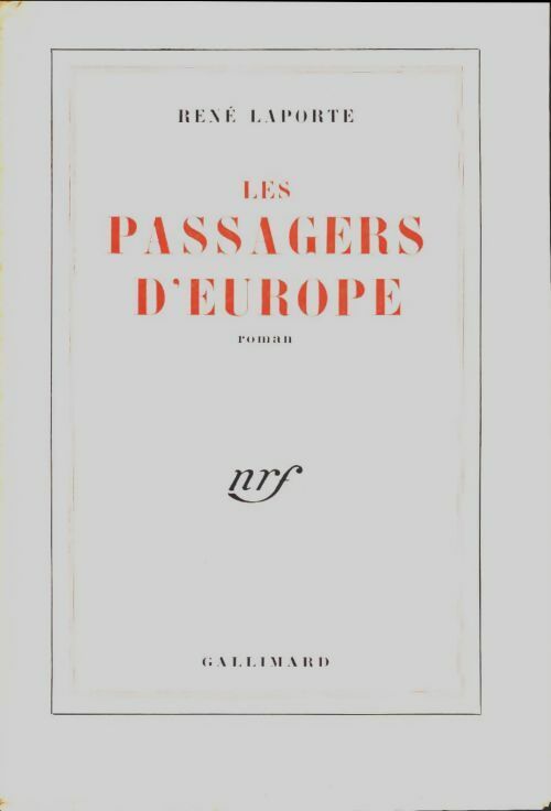 Livrenpoche : Les passagers d'Europe - René Laporte - Livre