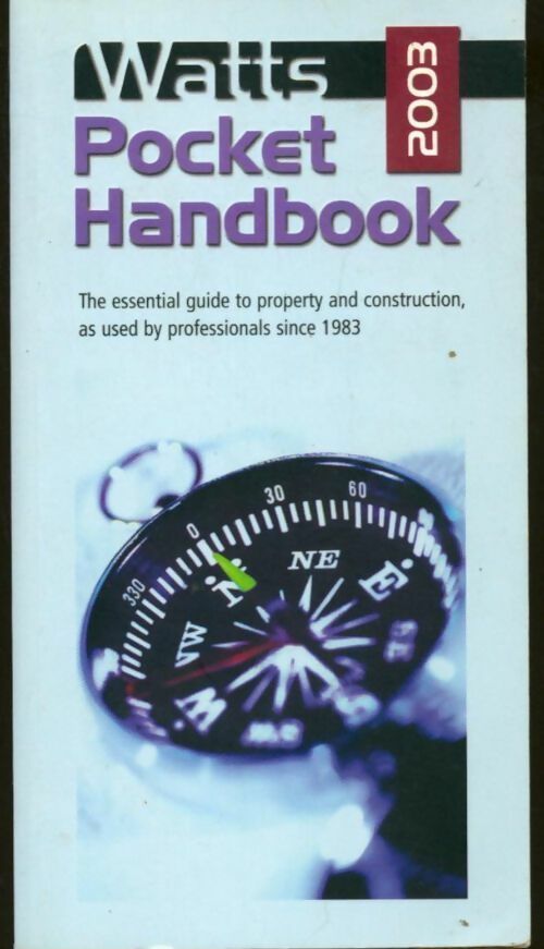 Livrenpoche : Watts pocket handbook 2003 - Collectif - Livre