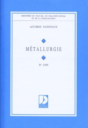 Livrenpoche : Accords nationaux métallurgie - Collectif - Livre