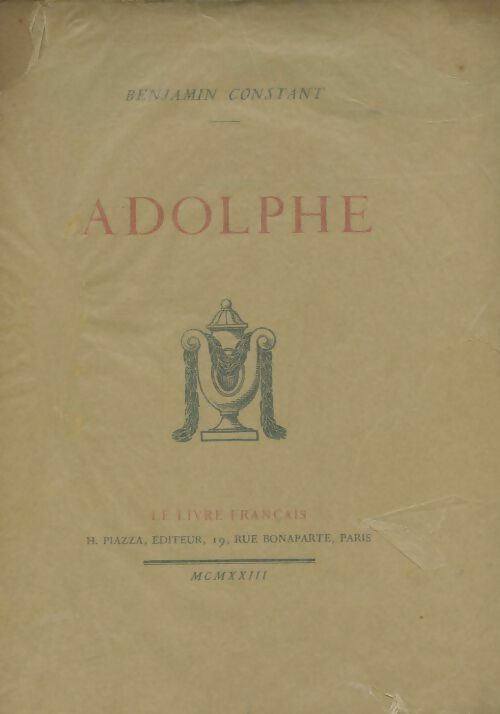 Livrenpoche : Adolphe - Benjamin Constant - Livre