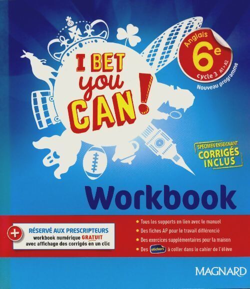 Livrenpoche : I bet you can ! Anglais 6e - Frédéric André - Livre